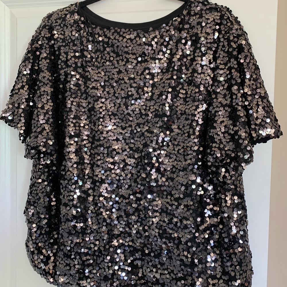 H&M Sequin Top